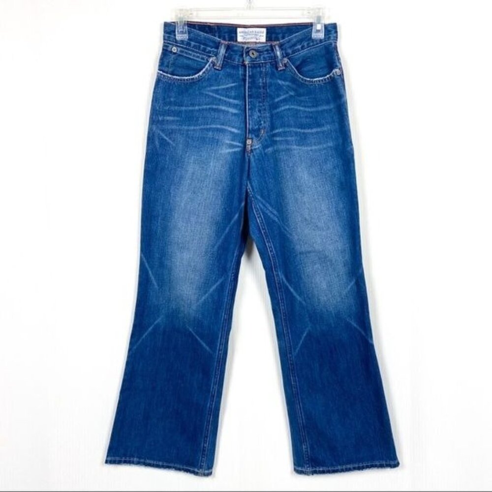 American Eagle Bootcut Button Fly Jeans Mens 26x28 - image 1